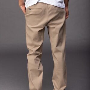 Tan straight leg chino pants RSQ x Active Ride Shop slim jeans street wear vibes